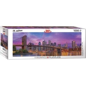 Eurographics AirPano 360‎ Brooklyn Bridge New York 1000 Piece Panoramic Puzzle